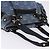 Borsa Tote Salvatore Ferragamo Gancini Canvas Navy Gold Auth 200061A D'oro Blu navy - vista 6