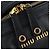 Borsa a tracolla Miu Miu in pelle nera e oro Auth yk20825V Nero D'oro - vista 19