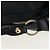 Borsa a tracolla Miu Miu in pelle nera e oro Auth yk20825V Nero D'oro - vista 9