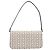 Céline Borsa a tracolla CELINE C Macadam Canvas White Gold Tone Auth 200822V Bianco - vista 13
