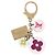 LOUIS VUITTON Porte Cles Fleur Charm Metal Multicolor M60046 LV Auth 202033 Multicolore - vista 7