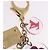 LOUIS VUITTON Porte Cles Fleur Charm Metal Multicolor M60046 LV Auth 202033 Multicolore - vista 9