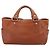 Céline Borsa a mano CELINE Boogie Bag in pelle marrone argento Auth 200991A - vista 2
