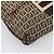 Borsa a tracolla FENDI Zucchino Canvas Mamma Baguette Beige Gold Auth ka5997A - vista 14