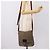 Borsa a tracolla FENDI Zucchino Canvas Mamma Baguette Beige Gold Auth ka5997A - vista 22