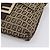 Borsa a tracolla FENDI Zucchino Canvas Mamma Baguette Beige Gold Auth ka5997A - vista 9