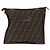 FENDI Zucca Canvas Pouch Black Brown Auth 197691 - view 13