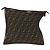 FENDI Zucca Canvas Pouch Black Brown Auth 197691 - view 2