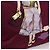 Borsa Tote PRADA Nylon Viola Tono Oro Auth 202217A Porpora - vista 19
