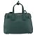 Borsa a mano BURBERRY in pelle 2way Verde Argento Auth BA15318A - vista 13