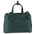 Borsa a mano BURBERRY in pelle 2way Verde Argento Auth BA15318A - vista 2