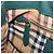 Borsa a mano BURBERRY in pelle 2way Verde Argento Auth BA15318A - vista 24