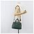 Borsa a mano BURBERRY in pelle 2way Verde Argento Auth BA15318A - vista 27