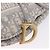 Borsa Christian Dior Trotter Canvas Saddle Oblique Grigio Oro Auth 199836SM Marrone D'oro - vista 14