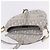 Borsa Christian Dior Trotter Canvas Saddle Oblique Grigio Oro Auth 199836SM Marrone D'oro - vista 16