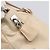 PRADA Schultertasche aus Leder Beige Silber Auth 200826V - Ansicht 18