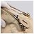 PRADA Schultertasche aus Leder Beige Silber Auth 200826V - Ansicht 19