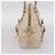 PRADA Schultertasche aus Leder Beige Silber Auth 200826V - Ansicht 3