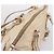PRADA Schultertasche aus Leder Beige Silber Auth 200826V - Ansicht 6