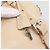 PRADA Schultertasche aus Leder Beige Silber Auth 200826V - Ansicht 9