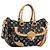 LOUIS VUITTON Monogram Multicolor Rita Tote Bag Black M40126 LV Auth 199920V Schwarz