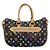 LOUIS VUITTON Monogram Multicolor Rita Tote Bag Black M40126 LV Auth 199920V Schwarz - Ansicht 2