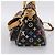 LOUIS VUITTON Monogram Multicolor Rita Tote Bag Black M40126 LV Auth 199920V Schwarz - Ansicht 4