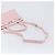 Borsa a mano VERSACE in pelle 2way Rosa Argento Auth BA15378V - vista 10