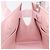 Borsa a mano VERSACE in pelle 2way Rosa Argento Auth BA15378V - vista 24
