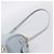 Borsa Boston PRADA pelle Saffiano 2way Blu Chiaro Oro Auth 201928A D'oro - vista 15