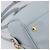 Borsa Boston PRADA pelle Saffiano 2way Blu Chiaro Oro Auth 201928A D'oro - vista 19