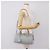 Borsa Boston PRADA pelle Saffiano 2way Blu Chiaro Oro Auth 201928A D'oro - vista 28