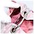 PRADA Brokat-Handtasche Seide Rosa Silber Auth 199363SAM Pink - Ansicht 10