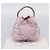 PRADA Brokat-Handtasche Seide Rosa Silber Auth 199363SAM Pink - Ansicht 12
