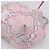 PRADA Brokat-Handtasche Seide Rosa Silber Auth 199363SAM Pink - Ansicht 14