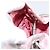 PRADA Brokat-Handtasche Seide Rosa Silber Auth 199363SAM Pink - Ansicht 19