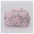 PRADA Brokat-Handtasche Seide Rosa Silber Auth 199363SAM Pink - Ansicht 5