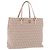 FENDI Zucchino Canvas Tote Bag Beige Gold Auth ka5989A Golden