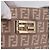FENDI Zucchino Canvas Tote Bag Beige Gold Auth ka5989A Golden - Ansicht 18