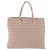 FENDI Zucchino Canvas Tote Bag Beige Gold Auth ka5989A Golden - Ansicht 2