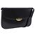 BALLY Schultertasche aus Leder Schwarz Goldfarben Auth 202267A