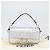 Borsa a spalla FENDI Zucca Mamma Baguette in pelle argento 8BR600 Auth yk20852SAM Prata - vista 12
