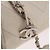 Borsa a catena CHANEL V-Stitch Icon Series Canvas Beige Silver CC Auth 201991A Argento - vista 10