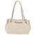Borsa a catena CHANEL V-Stitch Icon Series Canvas Beige Silver CC Auth 201991A Argento - vista 2