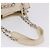 Borsa a catena CHANEL V-Stitch Icon Series Canvas Beige Silver CC Auth 201991A Argento - vista 7