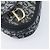 Pouch Saddle Christian Dior Trotter Canvas Navy Gold Auth 199475 D'oro Blu navy - vista 9