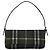 Borsa a Tracolla Burberrys Nova Check Lana Verde Argento Auth 202175A - vista 13