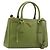 Bolsa de mão PRADA Galleria Saffiano 2way Green Gold Tone Auth 199533A Verde