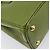 Bolsa de mão PRADA Galleria Saffiano 2way Green Gold Tone Auth 199533A Verde - vista 20