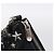 Jimmy Choo Accessory Pouch Leather Black Silver Auth 202164A Silvery - view 18